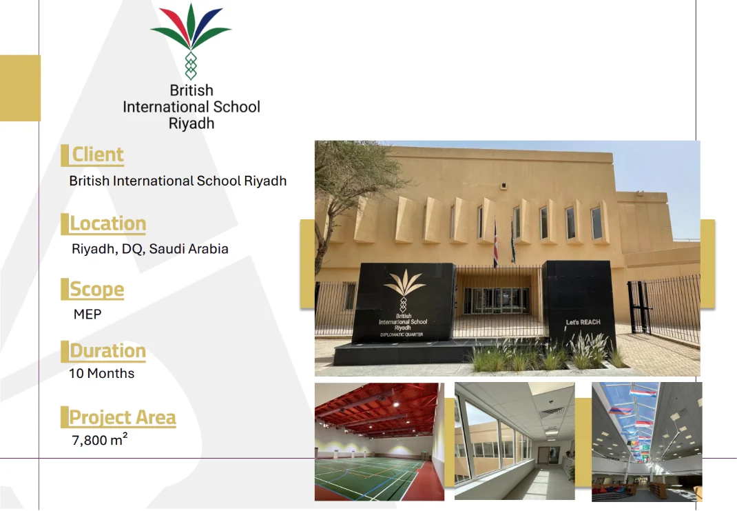 British International School Riyadh project